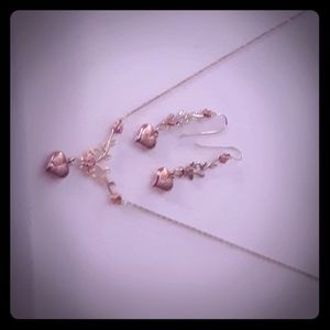 Necklace and earring set
